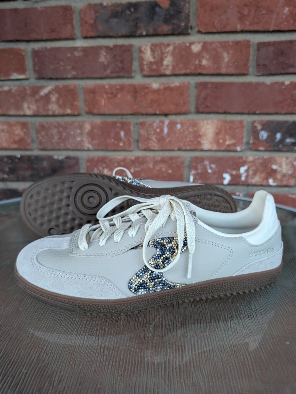 Women's Skechers Hotshot Shimmering Spot Sneakers Shoes Size 6.5